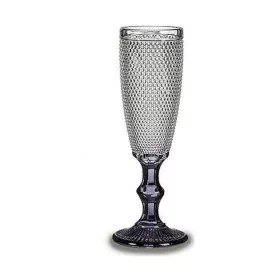 Champagne glass Transparent Anthracite Glass 185 ml by Vivalto, Champagne flute - Ref: S3604268, Price: 3,07 €, Discount: %