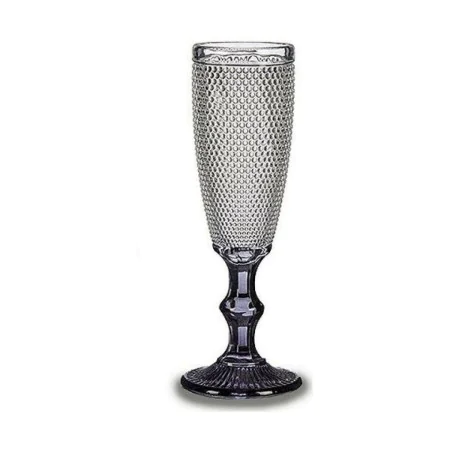 Coupe de champagne Transparent Anthracite verre 185 ml de Vivalto, Coupes à champagne - Réf : S3604268, Prix : 3,07 €, Remise...