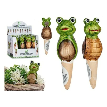 Humidifier Tortoise Frog Ceramic Brown Green by Ibergarden, Humidifiers - Ref: S3604436, Price: 1,25 €, Discount: %