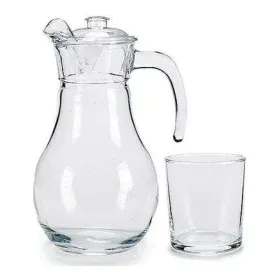 Set of glasses Vivalto Jug 5 pcs Transparent Glass Crystal 4 x (40 cl) / 1 x (1,8 l) by Vivalto, Tumblers - Ref: S3604465, Pr...