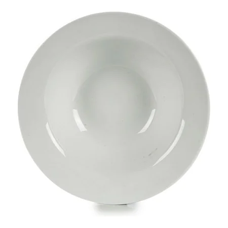 Prato para Massa Branco Porcelana 23 x 6,5 x 23 cm (Ø 23 cm) de BigBuy Home, Pratos e fontes - Ref: S3604502, Preço: 5,67 €, ...