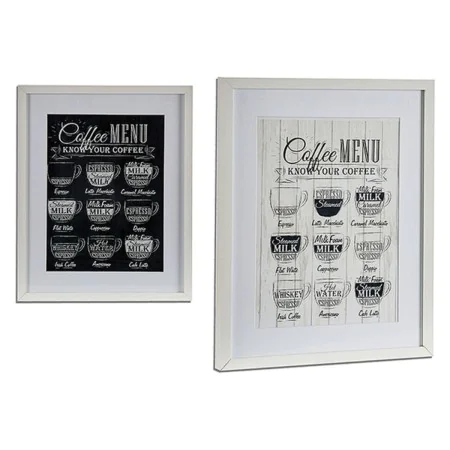 Cadre Coffee Bois (3 x 53 x 43 cm) (43 x 3 x 53 cm) de Gift Decor, Peintures - Réf : S3604763, Prix : 15,04 €, Remise : %