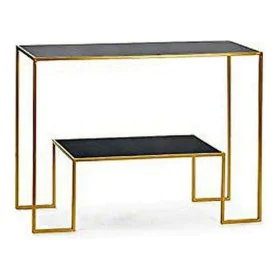 Hall de Entrada BIG-S3605005 Preto Dourado Metal Cristal de Gift Decor, Jogos de móveis - Ref: S3605005, Preço: 95,18 €, Desc...