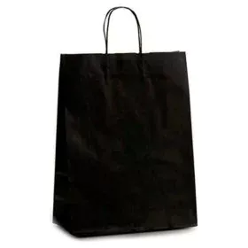 Sac en papier 8434176003671 Noir Papier 12 x 52 x 32 cm de Pincello, Enveloppes commerciales - Réf : S3605495, Prix : 0,65 €,...