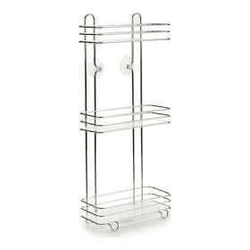 Bathroom Shelves Silver Metal Transparent Plastic (14 x 60 x 27 cm) by Berilo, Bathroom Shelves - Ref: S3606063, Price: 16,04...