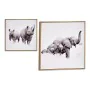 Quadro animali Con cornice Legno Marrone Truciolare (31 x 2 x 31 cm) (31 x 2 x 31 cm) di Gift Decor, Fotografie - Rif: S36064...