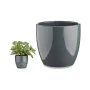 Set de pots Anthracite Argile de Ibergarden, Pots de fleurs - Réf : S3606589, Prix : 13,08 €, Remise : %