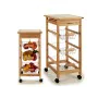 Vegetable trolley Metal Pine Tile (37 x 76 x 37 cm) by Kinvara, Shelves and supports - Ref: S3607429, Price: 45,75 €, Discoun...