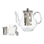 Teapot Classic Large Crystal Transparent Steel (1100 ml) by Vivalto, Tea and coffee sets - Ref: S3607664, Price: 13,46 €, Dis...