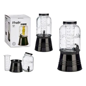 Carafe en Verre Transparent Vivalto Refroidisseur Robinet Plastique 3800 ml de Vivalto, Pichets et carafes - Réf : S3607680, ...