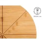 Tábua de corte Pizza Castanho Bambu (Ø 35 cm) de Kinvara, Tábuas de corte - Ref: S3608171, Preço: 10,82 €, Desconto: %