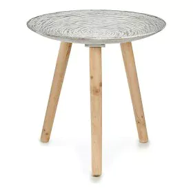 Side table Spirals 40 x 39 x 40 cm Wood Brown White by Gift Decor, Side Tables - Ref: S3608310, Price: 15,40 €, Discount: %