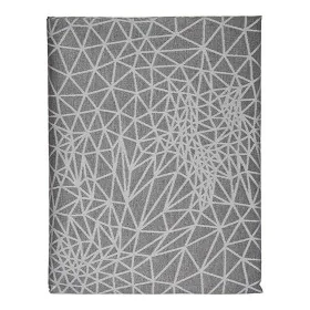 Tablecloth Abstract Grey Jacquard White (140 x 180 cm) by Kinvara, Tablecloths - Ref: S3608640, Price: 16,26 €, Discount: %