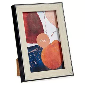 Cadre photo Noir 12,6 x 2 x 17,6 cm Marron Plastique verre (1 uds) (12,6 x 2 x 17,6 cm) de Gift Decor, Cadres muraux et de ta...