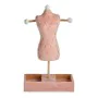 Jewellery Stand Pink Velvet Wood (12 x 40 x 24 cm) by Gift Decor, Wardrobe Jewellery Organisers - Ref: S3608795, Price: 19,26...