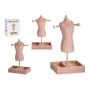 Jewellery Stand Pink Velvet Wood (12 x 40 x 24 cm) by Gift Decor, Wardrobe Jewellery Organisers - Ref: S3608795, Price: 19,26...