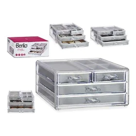 Jewelry box Transparent Methacrylate (15 x 12 x 24,5 cm) by Berilo, Wardrobe Jewellery Organisers - Ref: S3608919, Price: 12,...