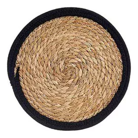 Table Mat Black Brown Natural 30 x 1 x 30 cm (Ø 30 cm) by Gift Decor, Place Mats - Ref: S3608994, Price: 4,25 €, Discount: %