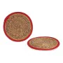 Individuais Vermelho Castanho 35 x 1 x 35 cm Natural (Ø 35 cm) de Gift Decor, Toalhas de mesa individuais - Ref: S3609003, Pr...