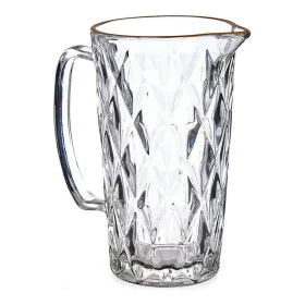 Jug Diamond Golden Crystal 1L (17,8 x 12 x 19,5 cm) by Vivalto, Jugs and decanters - Ref: S3609154, Price: 10,66 €, Discount: %