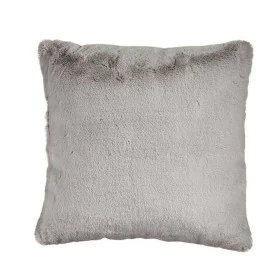 Cushion With hair Grey Synthetic Leather (40 x 2 x 40 cm) by Gift Decor, Cushions - Ref: S3609175, Price: 9,21 €, Discount: %