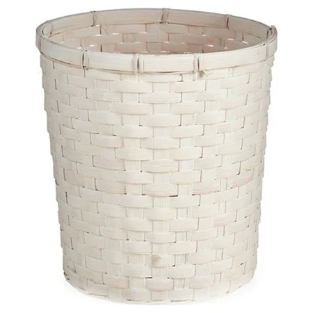 Macetero Blanco PVC Bambú 25 x 24 x 25 cm de Gift Decor, Maceteros - Ref: S3609257, Precio: 5,54 €, Descuento: %