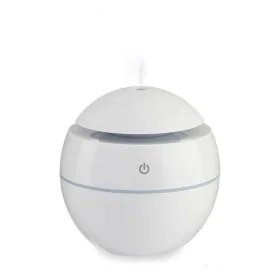 Humidificateur à Diffuseur d'Arômes avec LED Multicolore Blanc Plastique (130 ml) (10 x 10 x 10 cm) de Acorde, Vaporisateurs ...