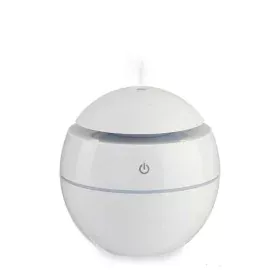 Humidificateur à Diffuseur d'Arômes avec LED Multicolore Blanc Plastique (130 ml) (10 x 10 x 10 cm) de Acorde, Vaporisateurs ...