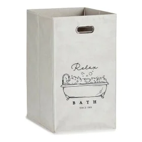 Panier Relax Bath Blanc Carton 60 L 35 x 57 x 35 cm Pliable de Berilo, Boîtes et coffres de rangement - Réf : S3609366, Prix ...