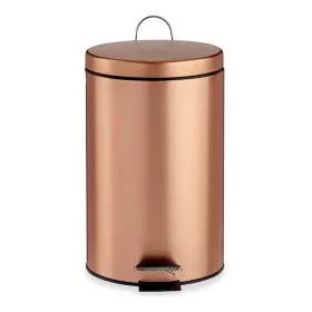 Pedal bin Metal Copper Plastic 7 L (20,5 x 30,5 x 26 cm) by Berilo, Bathroom Bins - Ref: S3609372, Price: 18,07 €, Discount: %