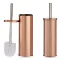 Toilet Brush Metal Copper Plastic (10,2 x 38 x 10,2 cm) by Berilo, Toilet accessories - Ref: S3609390, Price: 6,16 €, Discoun...