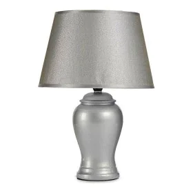 Lampe de bureau Céramique Argenté (28 x 39 x 28 cm) de Gift Decor, Lampes de chevet - Réf : S3609473, Prix : 16,04 €, Remise : %