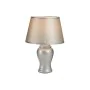 Lampe de bureau Céramique Argenté (28 x 39 x 28 cm) de Gift Decor, Lampes de chevet - Réf : S3609473, Prix : 15,40 €, Remise : %