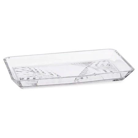 Plateau Madlen Verre Transparent (16,5 x 2,6 x 27,5 cm) de Pasabahce, Plats et plateaux - Réf : S3609516, Prix : 6,84 €, Remi...