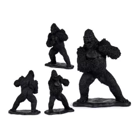 Statua Decorativa Gorilla Nero Resina (25,5 x 56,5 x 43,5 cm) di Gift Decor, Oggetti da collezione - Rif: S3609524, Prezzo: 5...