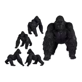 Deko-Figur Gorilla Schwarz Harz (30 x 36 x 45 cm) von Gift Decor, Sammlerstücke - Ref: S3609531, Preis: 42,35 €, Rabatt: %