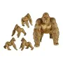 Deko-Figur Gorilla Gold Harz (30 x 35 x 44 cm) von Gift Decor, Sammlerstücke - Ref: S3609543, Preis: 42,35 €, Rabatt: %