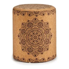 Puff Mandala Braun MDF Kork (34 x 39 x 34 cm) von Gift Decor, Sitzsäcke - Ref: S3609556, Preis: 45,92 €, Rabatt: %