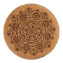 Puff Mandala Castanho MDF Cortiça (34 x 39 x 34 cm) de Gift Decor, Pufes pera - Ref: S3609556, Preço: 42,05 €, Desconto: %