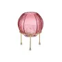 Jarrón Rosa Bola Metal Vidrio (14,5 x 19,5 x 14,5 cm) de Gift Decor, Jarrones - Ref: S3609630, Precio: 11,53 €, Descuento: %