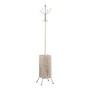 Porte-manteau porte-parapluie Métal Crème (34 x 188 x 34 cm) de Gift Decor, Portemanteaux - Réf : S3609674, Prix : 55,71 €, R...