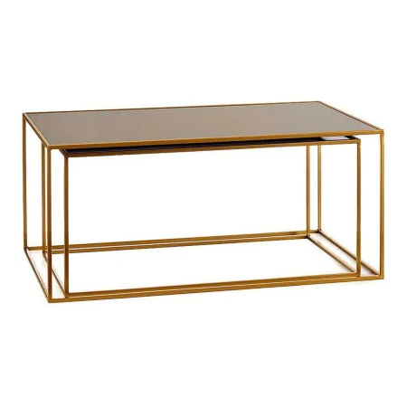 Conjunto de 2 mesas Preto Dourado (2 pcs) de Gift Decor, Jogos de móveis - Ref: S3609691, Preço: 131,47 €, Desconto: %