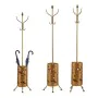 Coat rack Umbrella stand Golden Metal (44 x 185 x 44 cm) by Gift Decor, Coat Racks - Ref: S3609699, Price: 55,71 €, Discount: %