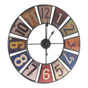 Horloge Murale Multicouleur Rétro Métal (60 x 4,5 x 60 cm) de Gift Decor, Pendules murales - Réf : S3609724, Prix : 34,41 €, ...