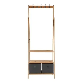 Staande kapstok Cinzento Castanho Madeira Tecido (40,5 x 175 x 67 cm) de Kipit, Bengaleiros - Ref: S3609753, Preço: 62,42 €, ...