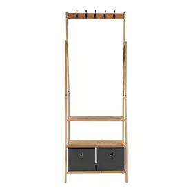 Hat stand Grey Brown Wood Cloth (40,5 x 175 x 67 cm) by Kipit, Coat Racks - Ref: S3609753, Price: 63,67 €, Discount: %