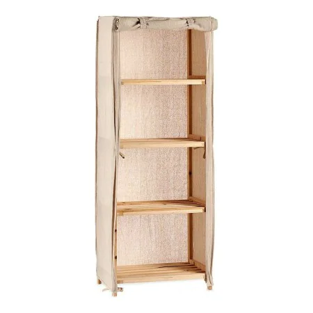 Shelves Beige Wood Cloth (30 x 113 x 42 cm) by Kipit, Standing Shelf Units - Ref: S3609834, Price: 44,55 €, Discount: %