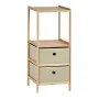 Étagère Beige Bois Tissu (26 x 72,5 x 32 cm) de Kipit, Étagères verticales - Réf : S3609902, Prix : 27,08 €, Remise : %