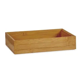 Drawer organiser Brown Stackable 15 x 5 x 23 cm Natural Bamboo by Kinvara, Shelves and supports - Ref: S3609924, Price: 6,66 ...