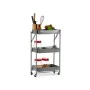 Carrello per Verdure Grigio Acciaio Plastica (29,5 x 78,5 x 45,5 cm) di Kinvara, Ripiani e supporti - Rif: S3609934, Prezzo: ...